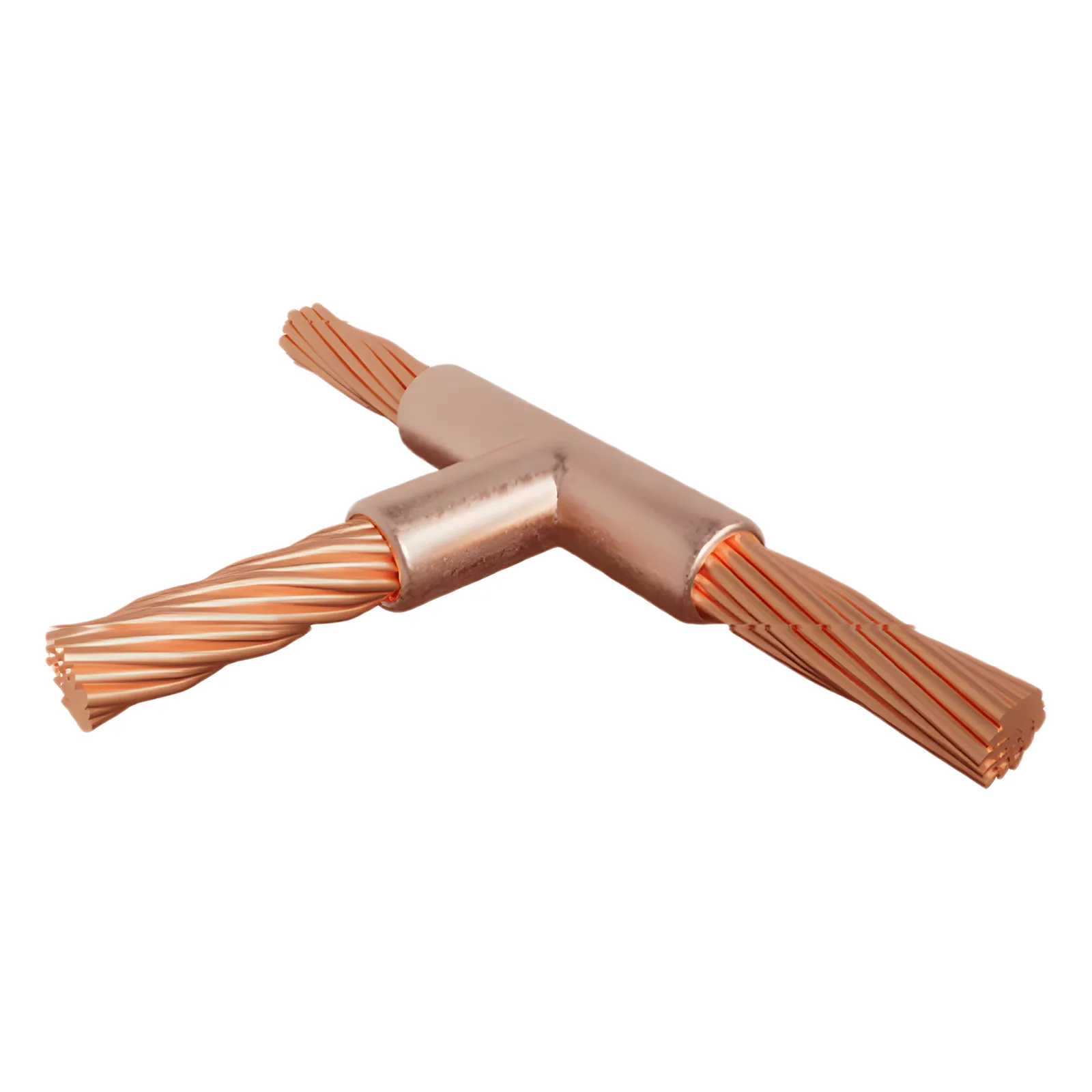 Molde para Soldadura exotemica tipo T para cable 1/0 AWG - 4/0 AWG.