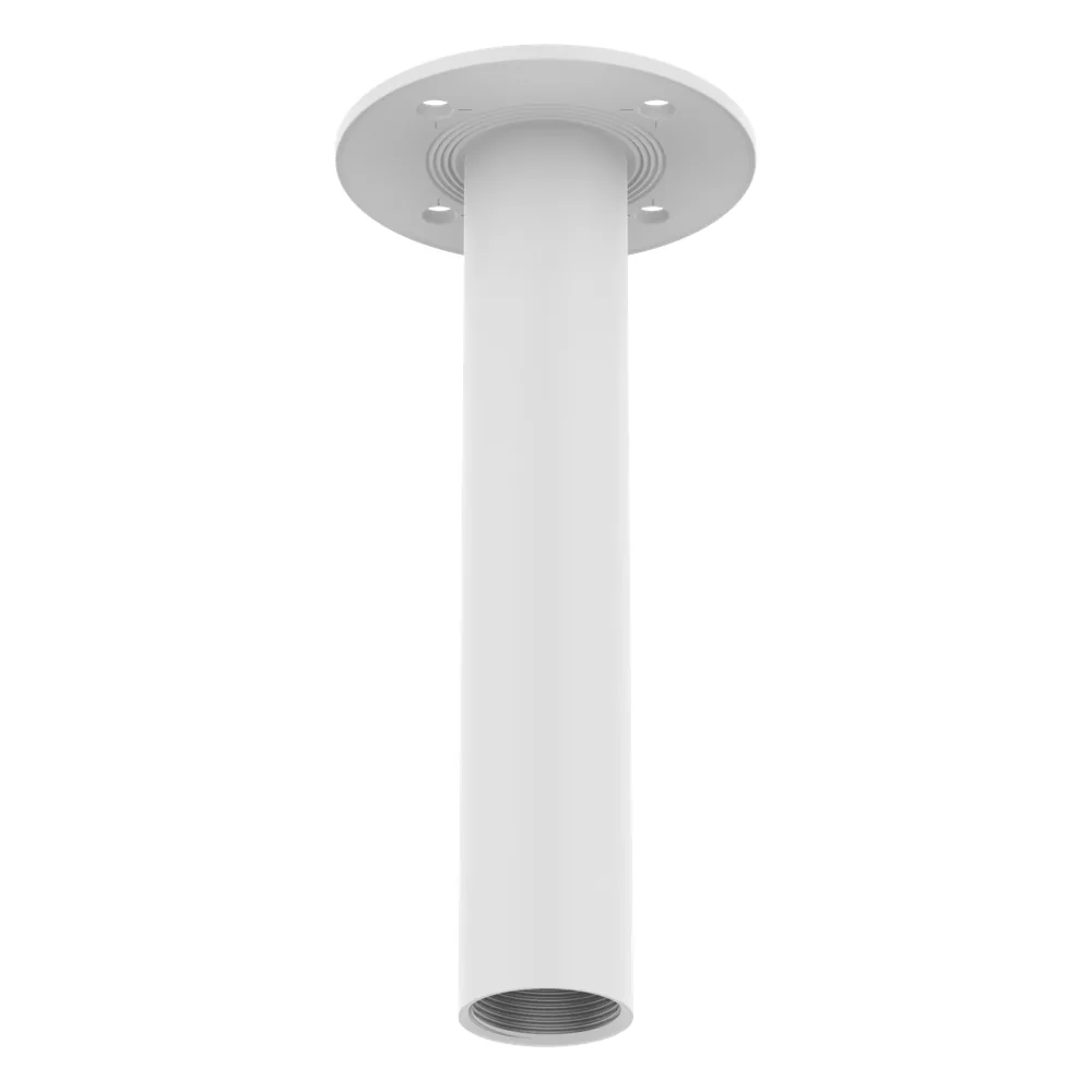 Soporte de Techo SBP-300CMI / Aluminio / Blanco / Peso 800g / Carga Máxima 10kg / Compatible con Modelos Hanwha Vision / Certificaciones EAC UL CE FCC