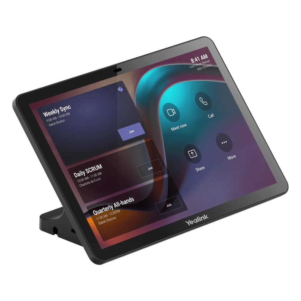 Tableta de Control CTP25 de Yealink Para Salas de Reuniones con Pantalla IPS de 10.1” y PoE Integrado
