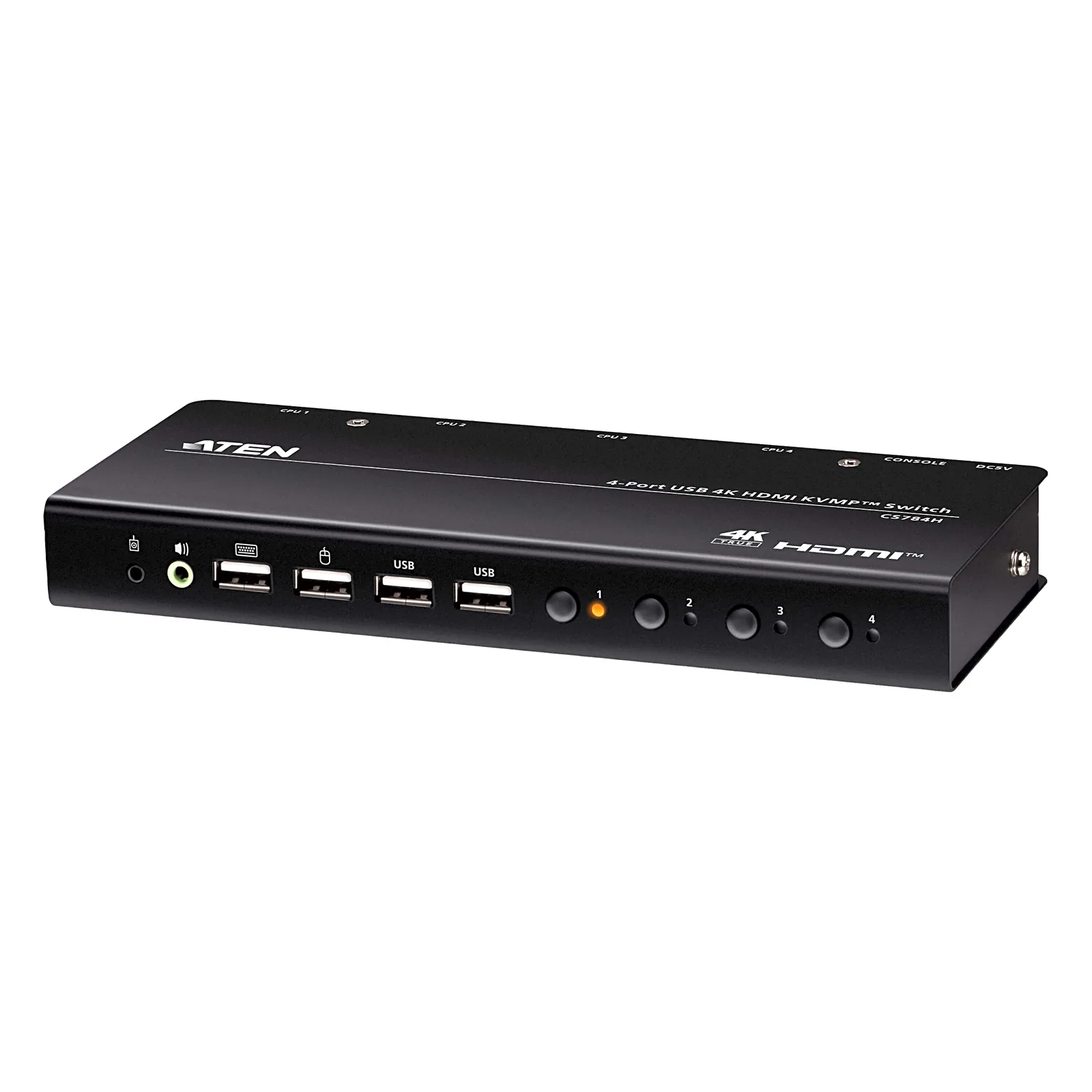 Switch KVMP USB HDMI 4witch KVM HDMI 4 Puertos | 4K DCI | USB 2.0 | Hotkeys | Video DynaSync | Plug & Play