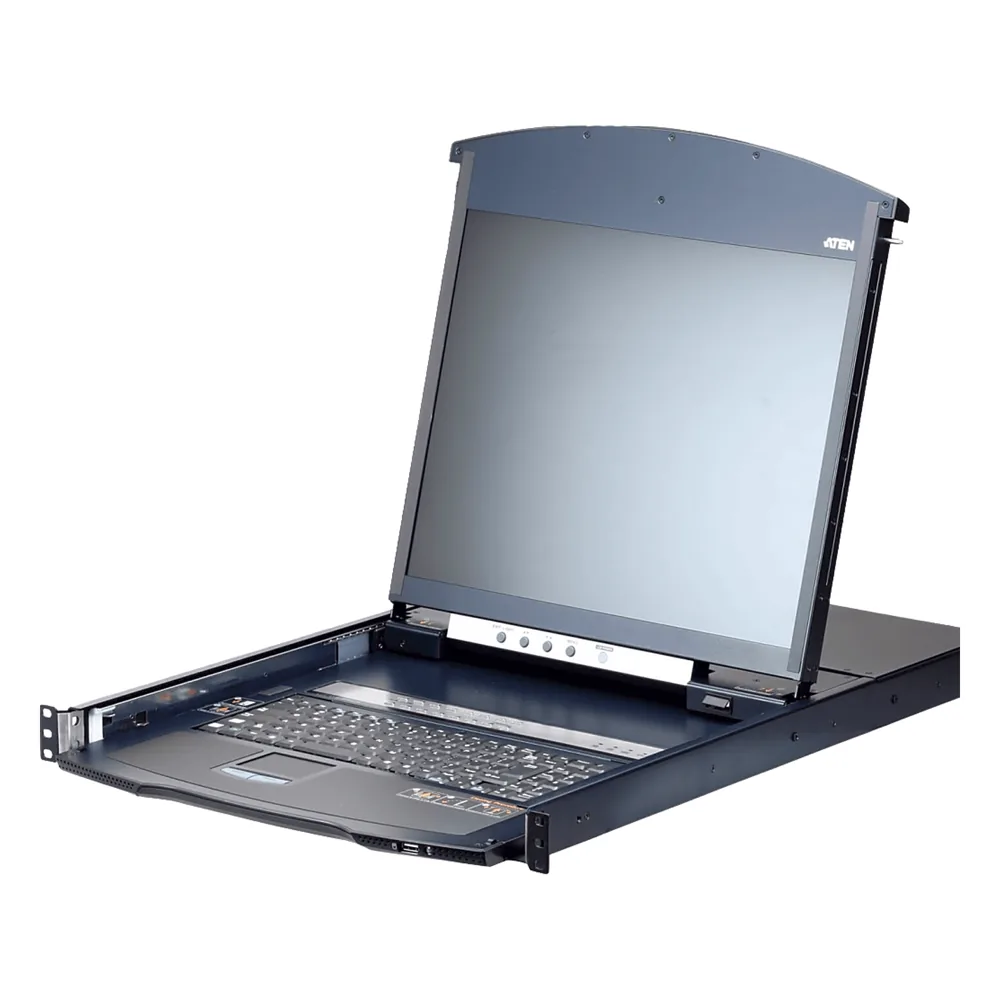 Consola KVM over IP | 16 Puertos | Dual Rail | 19” LCD | Dual NIC | Cat5 | Acceso Remoto