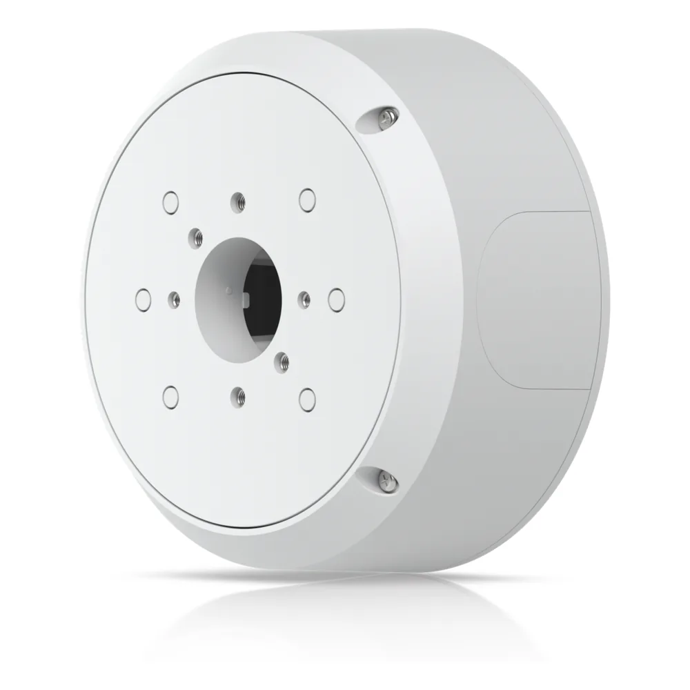 Camera Junction Box – Caja de Conexiones Antimanipulación en Color Blanco para Cámaras UniFi Protect Bullet, Dome y Turret