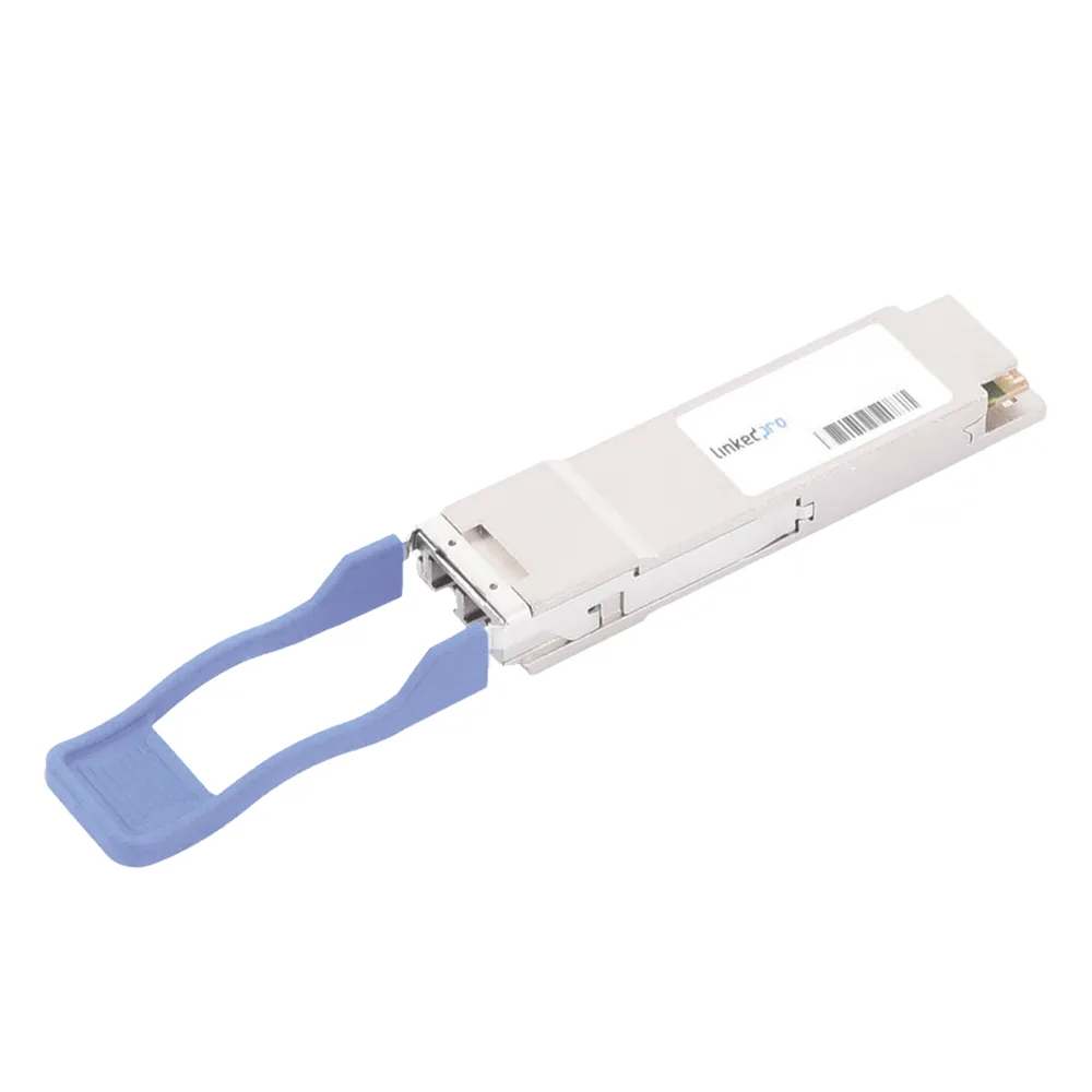 Transceptor Óptico QSFP28 (Mini-Gbic) / Monomodo 1310 nm / 100 Gbps / 100GBASE-LR4 / Conectores LC/UPC Dúplex / DDM / Hasta 80 km