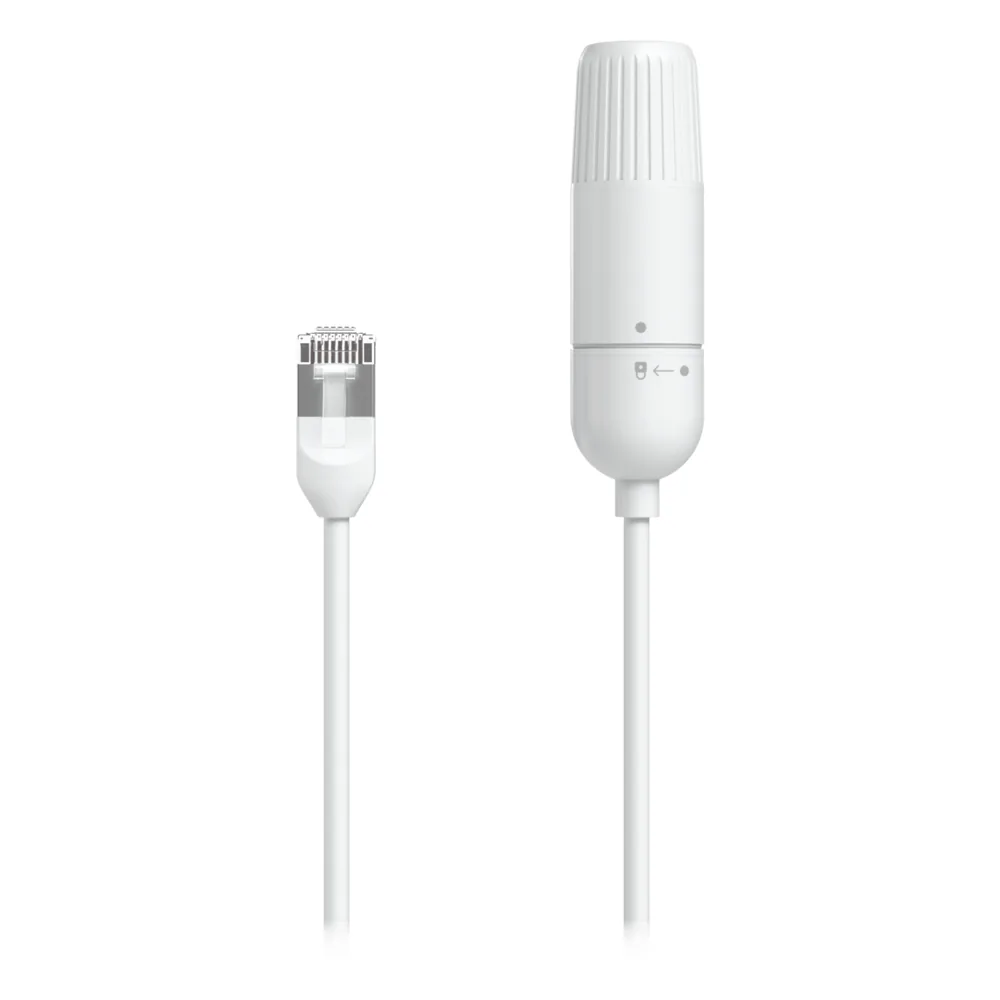 Extensor de Cable Cat6A Blindado / Capucha Impermeable / Ultrafino / 2 Unidades / Conector RJ45 / Para Espacios Reducidos