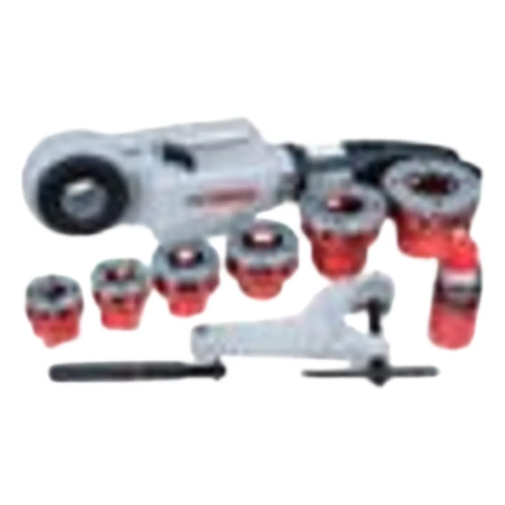 Tarraja Eléctrica para Tubo / 1010 W / Capacidad 1/2"-2" / Velocidad Roscado 25-15 rpm / Reversa 58 rpm / Peso 6 kg / Doble Aislamiento / Incluye Adaptadores Monoblock y Euroblock