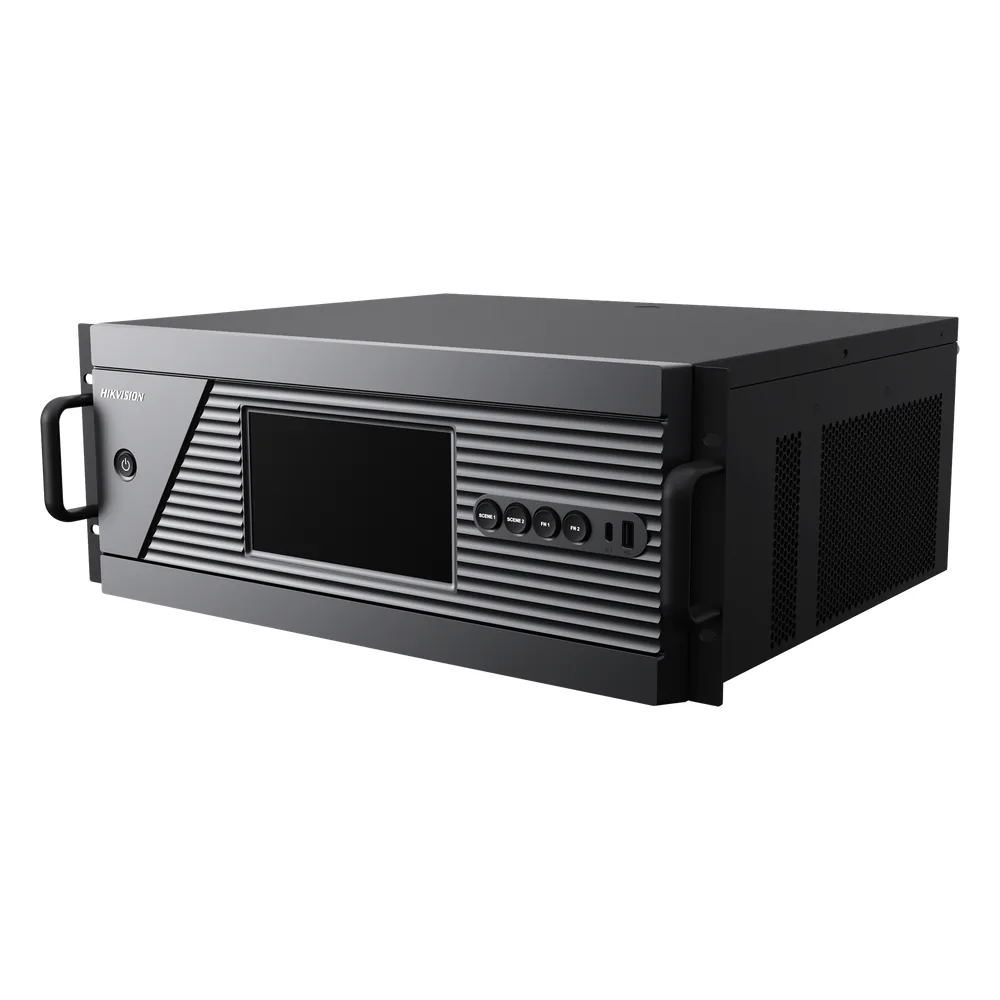 Chassis Controlador de Video Wall / 12 Slots / 4U Rack / 4K Ultra HD / Hot-Swappable / Touch LCD 7" / Genlock Sync / 8 Videowalls / 128 Escenas