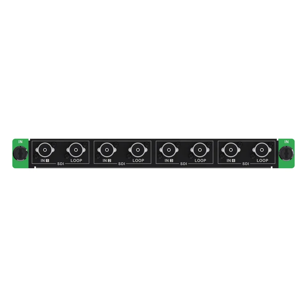 Tarjeta de Entrada SDI 4 Canales 4K / 12G-SDI / HDR10 y HLG / 4K60 / 4 Loop-Through / Compatible Serie C66S