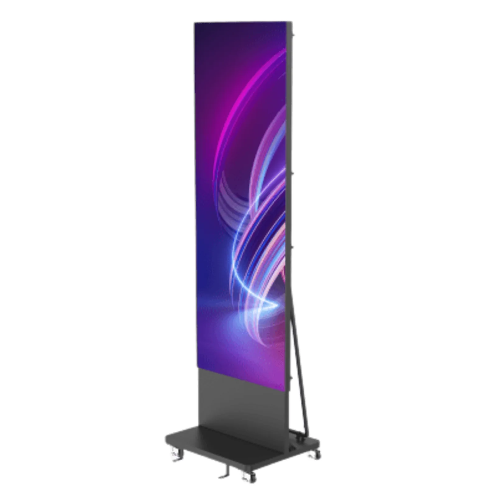 Poster LED de Piso / Pixel Pitch 1.5 mm / Modular (Puede Crecer con Mas Posters) / Case para Transporte / Uso en Interior / Calidad de Video Destacada