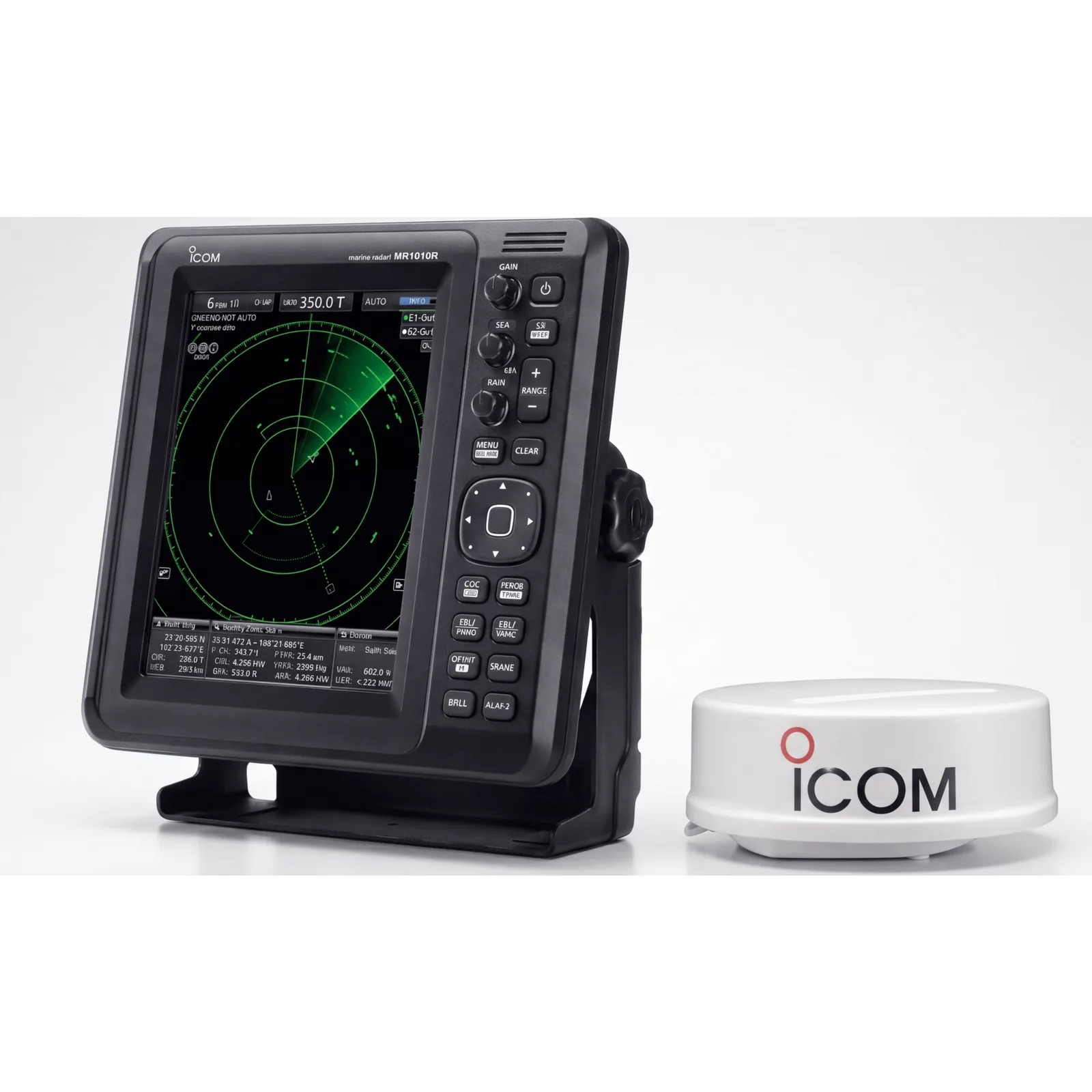 Radar Marítimo 10.4 Pulgadas / 36 NM de Alcance / Tarjeta de video UX-252 / Display TFT LCD Color / Scanner Radome / 4 kW de Potencia / Frecuencia 9410 MHz / NMEA 0183