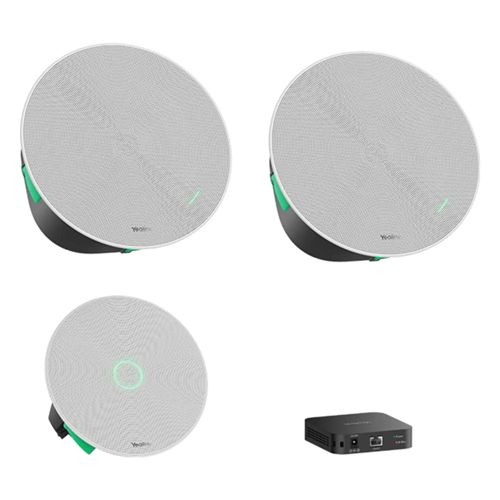 Kit de audio Yealink CMKit-121 con micrófono y altavoces PoE