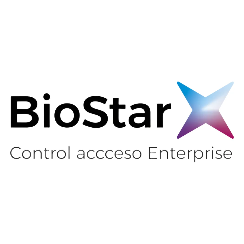 BioStar X edición Enterprice, Administración de Acceso y asistencia, Licencia para 500 puertas/100 000 usuarios/40 operadores, uso con lectores SUPREMA