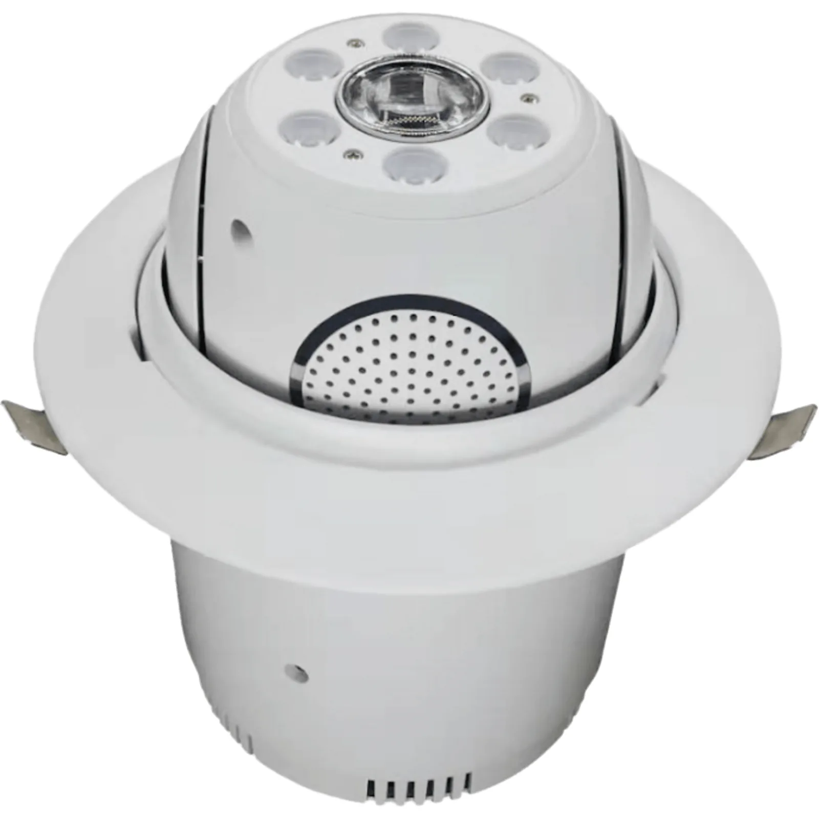 LAMPARA DE ENTRETENIMIENTO MÓVIL PARA PLAFÓN | 6 LEDS A 10 WATTS C/U WASH MÁS 1 BEAM LED 45 WATTS
