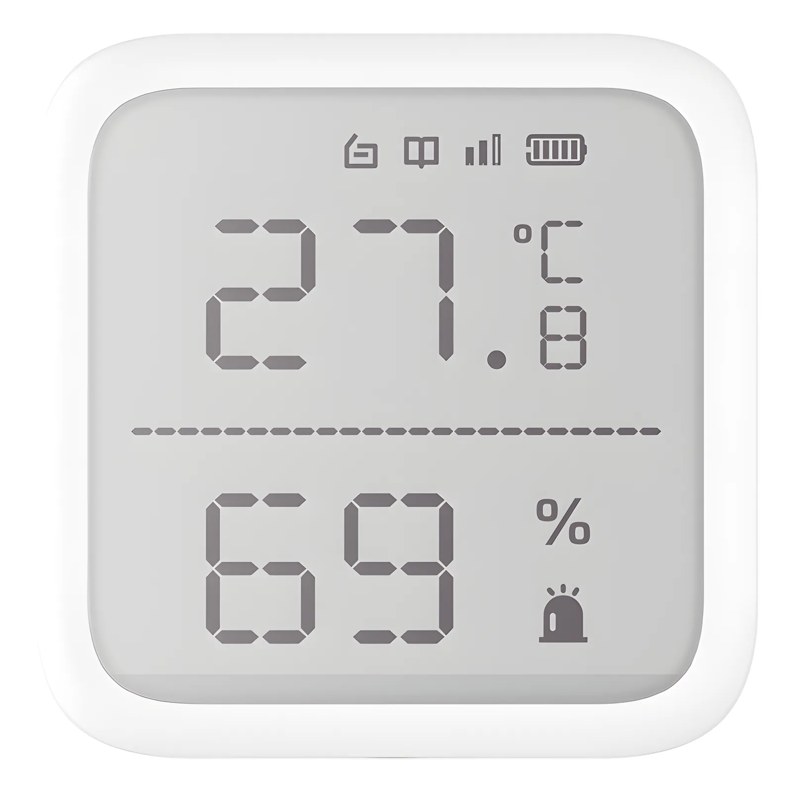 (AX PRO) Detector de Temperatura y Detector de Humedad Inalámbrico / 2.7" de Tamaño / Uso en Interior / Rango de Detección desde -35°C hasta 99°C