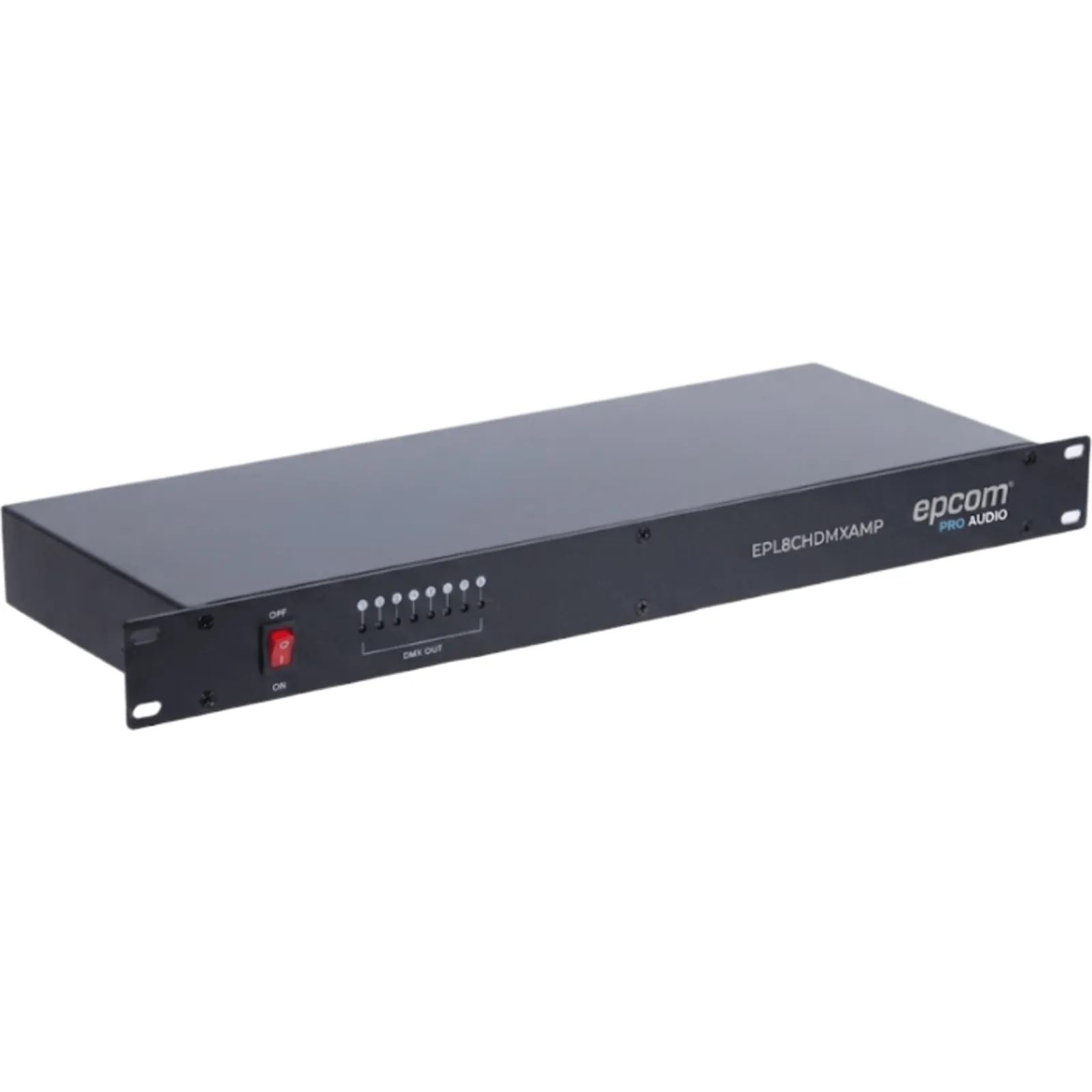 Amplificador de Señal DMX512 de 8 Canales / Entrada Digital DMX512 de 2 Canales / Aislamiento Fotoeléctrico Entrada-Salida / 8 Salidas de Amplificación Independientes / Función de Amplificación y Remodelado de Señ