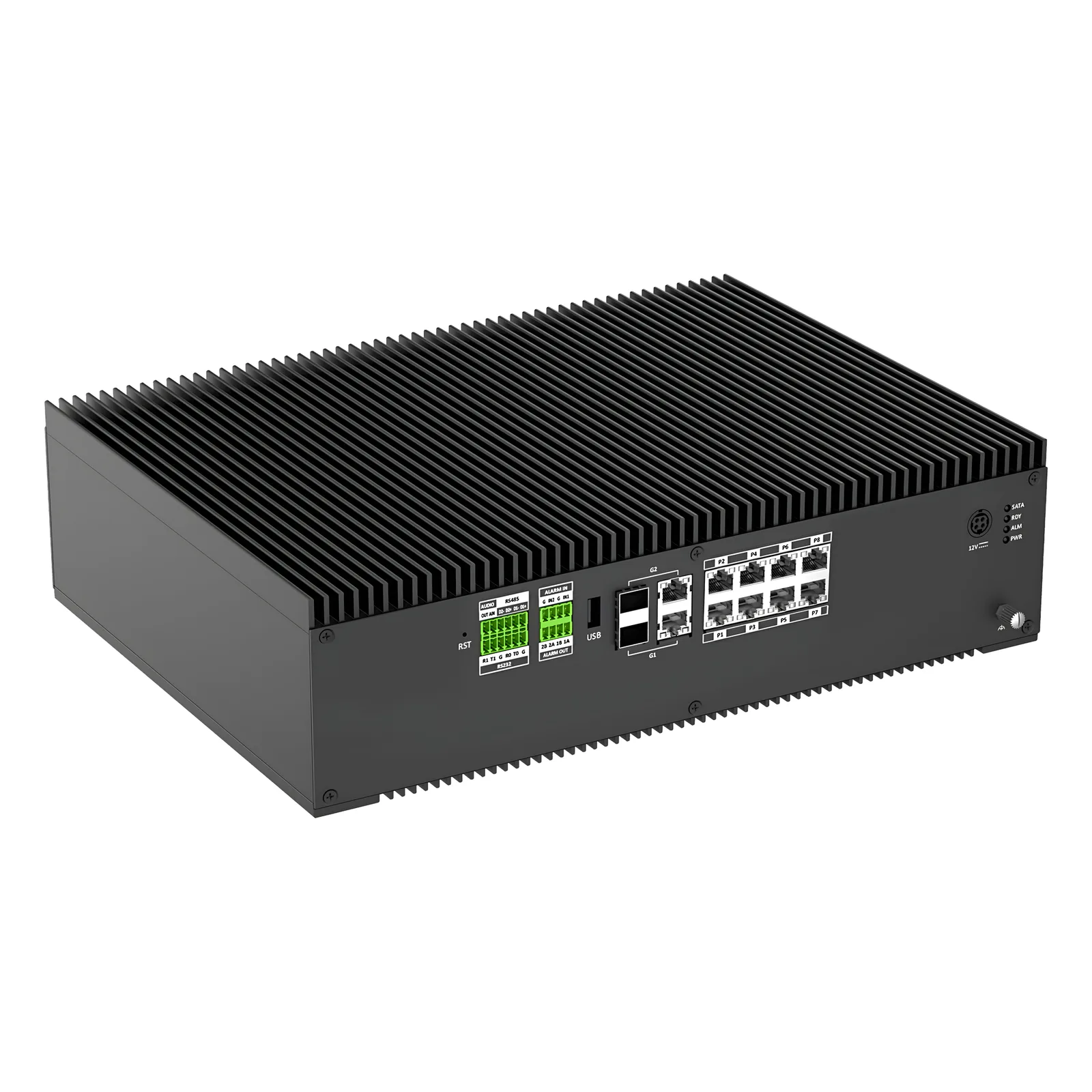 Servidor de Detección de Incidentes de Tráfico iDS-TSS300-H / 4 Canales Hasta 4MP / Detección de 18 Tipos de Incidentes / Análisis de Parámetros de Tráfico / 4 Bahías SATA Hasta 32TB / Compatibilidad Multi-