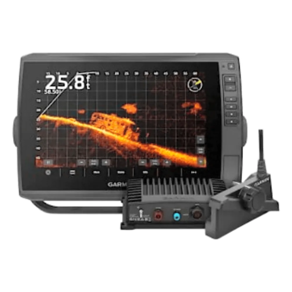 Plotter de Navegación ECHOMAP™ Ultra 2 10" LiveScope™ Plus Bundle / Pantalla Táctil IPS 10" WXGA 1280x800 / GPS Multibanda Multiconstelación 10 Hz / CHIRP ClearVü y SideVü / Compatible con LiveScope y P