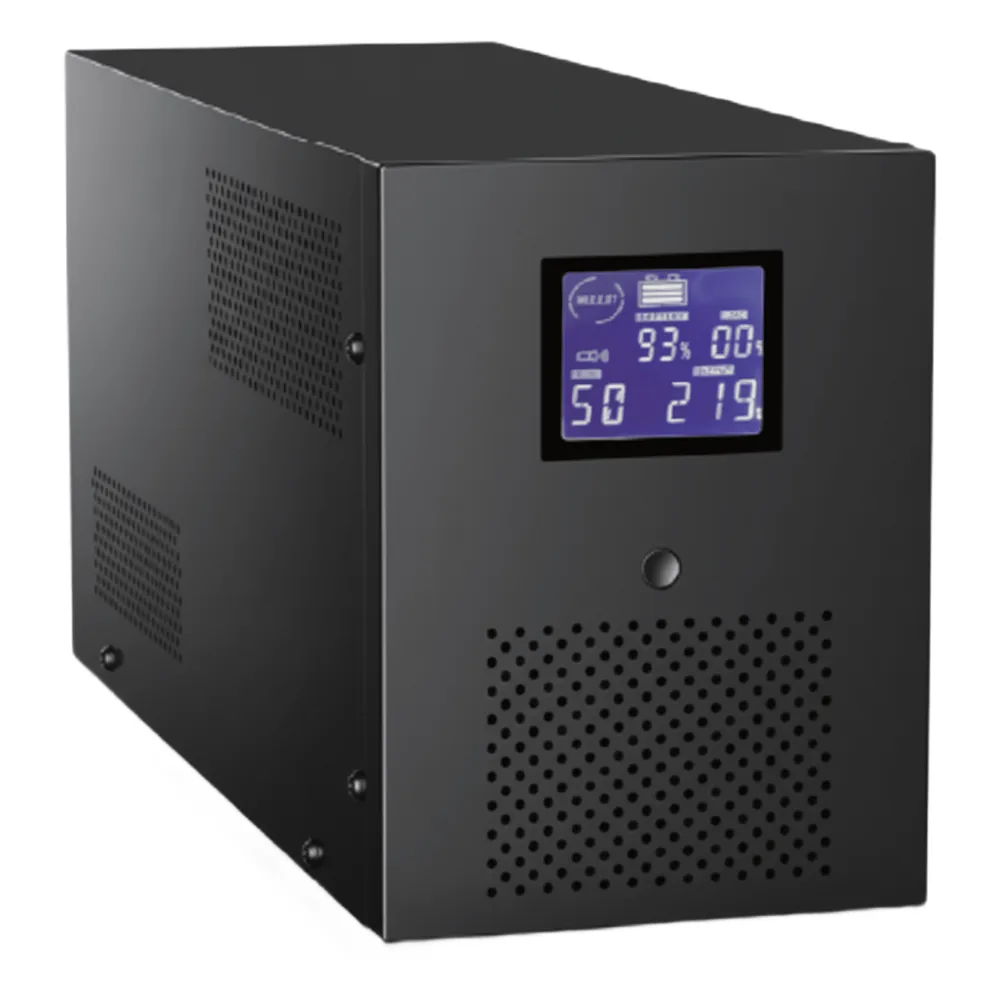 UPS de 2000VA/1200W / Topología Línea Interactiva / Entrada y Salida 120 Vca / Regulador de Voltaje AVR 80-150 Vca / Clavija NEMA 5-15P / 6 Tomas NEMA 5-15R