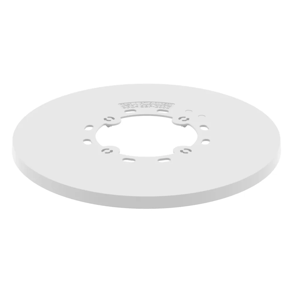 Cubierta de Montaje Policarbonato Blanco para camara PNM-C16013RVQ / Compatible con SBP-250WMW_SBP-400WMW / 4 Agujeros de Montaje 5 mm / Paquete 5 Piezas