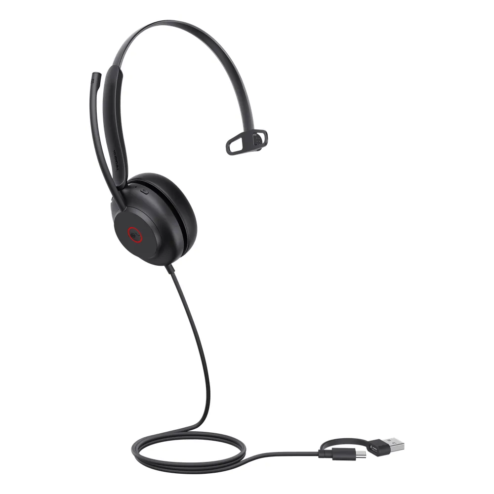 Auriculares Yealink UH35 Mono con cancelación de ruido por USB-C/A e indicador de ocupado