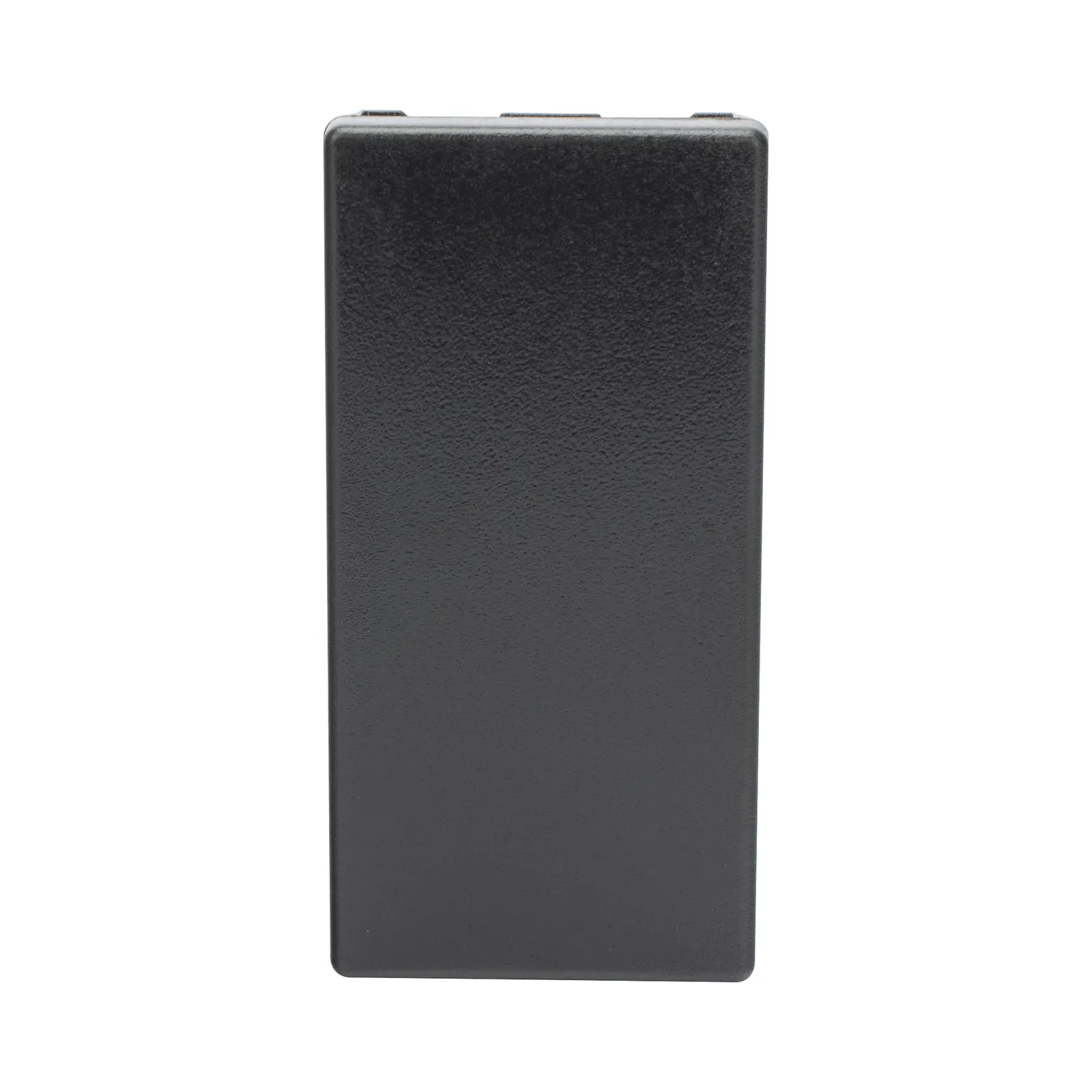 Medio Módulo de Placa Ciega Color Negro / (K105/14)