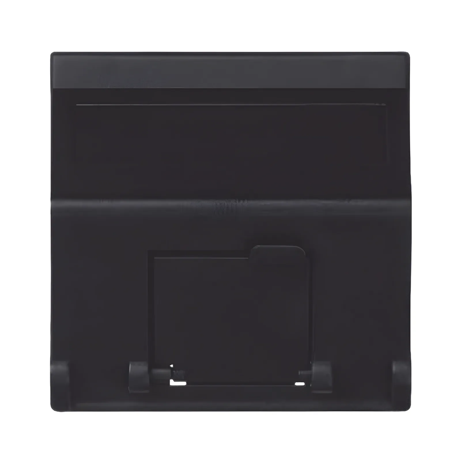 (K80MD64/14) Placa Voz y Datos Inclinada con Guardapolvo y Adaptador para RJ45 Keystone Color Negro