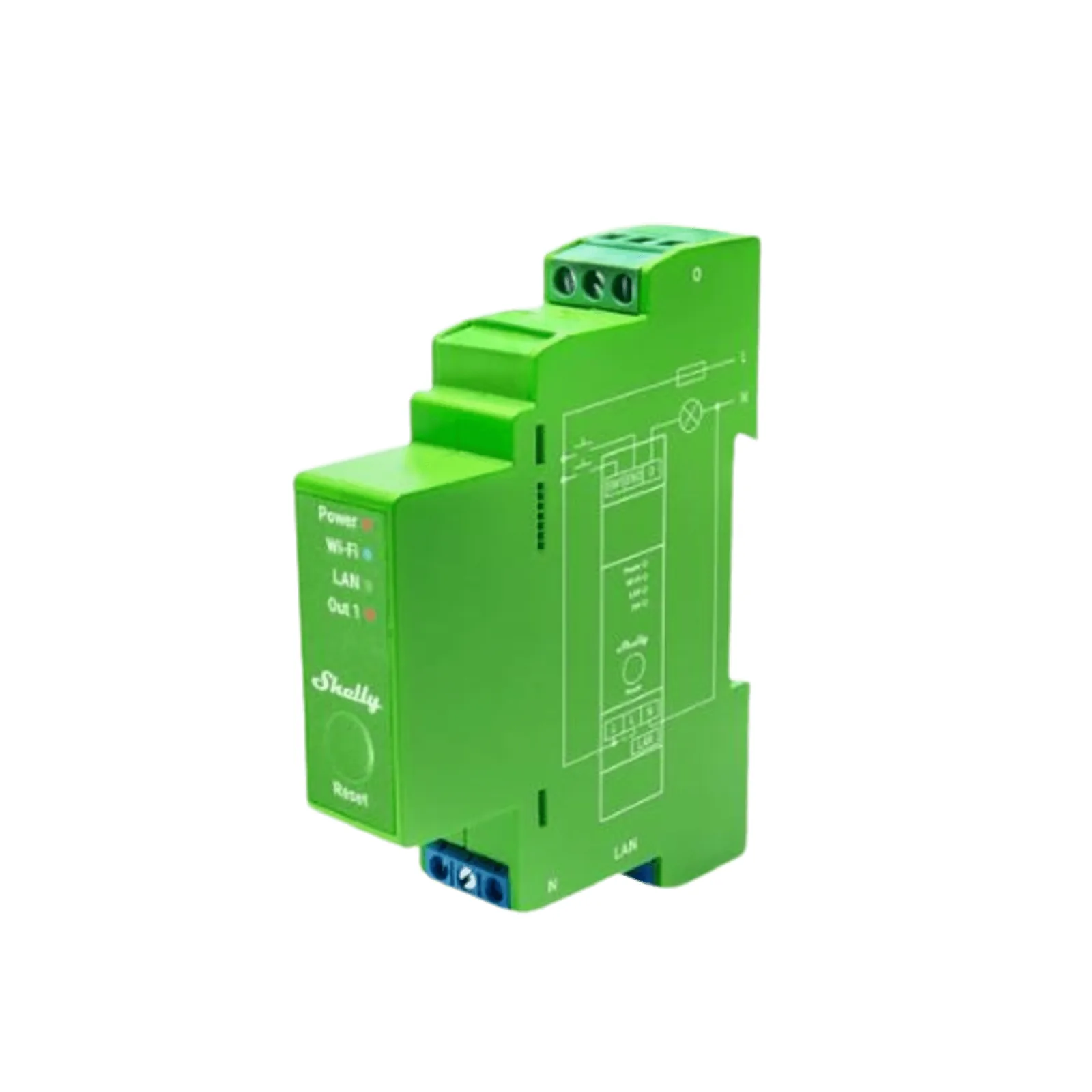 Relevador / Contacto Seco / Interruptor WIFI/ Industrial y residencial inteligente / Hasta 16A / Soporta Google y Alexa / Nube P2P y control Local / 1 canal y puerto ethernet