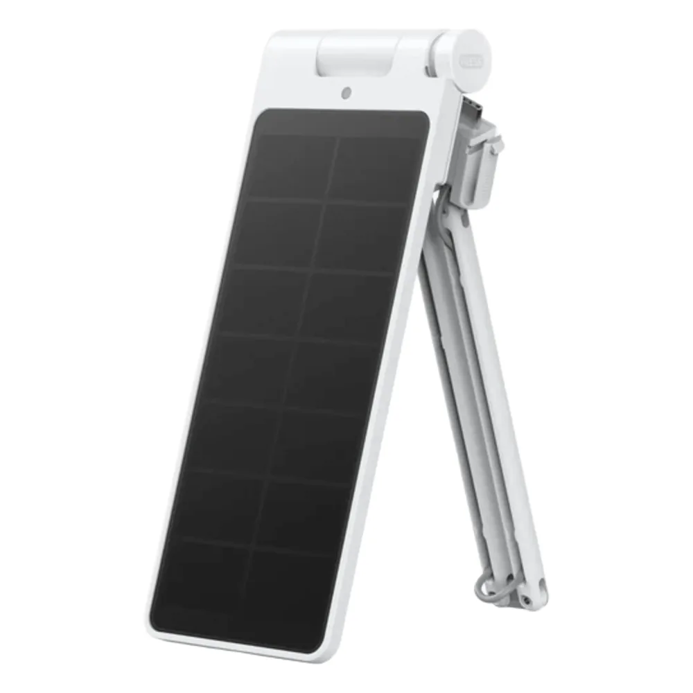 Panel Solar SwitchBot / 5V 0.3A / ABS UV-Resistente / Sensor de Luz / USB Tipo-C / Exterior -20°C a 60°C / Compatible Cortinas 3 Gen