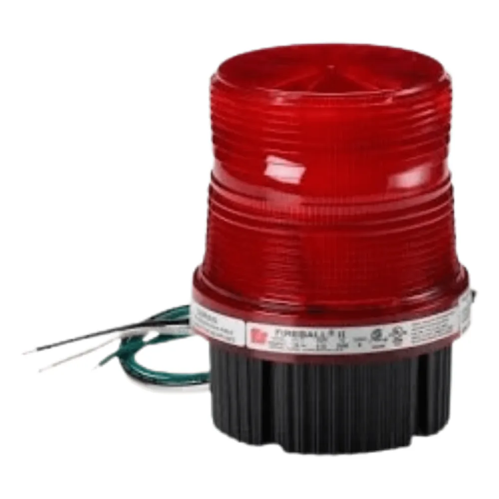 Estrobo Fireball® LED Luz de advertencia, Listado por UL y cUL de 12-24 VCD Color Ámbar