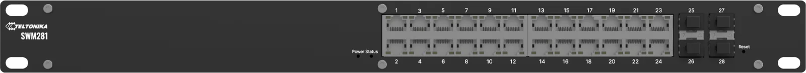 Switch Administrado L2+, 24 Puertos Gigabit Ethernet, 4 Puertos SFP, Ancho de Banda 56 Gbps, IP30, Rack Mount, PROFINET Opcional, TSWOS