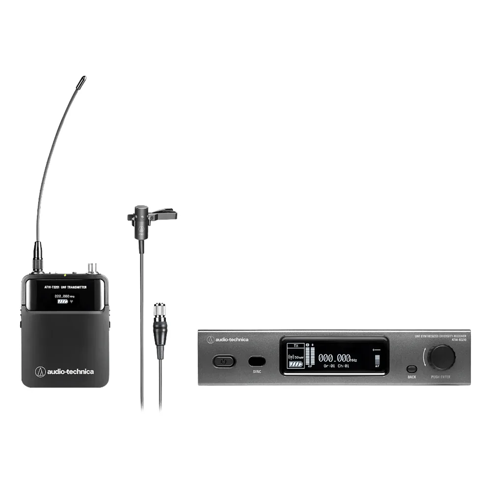 Sistema Inalámbrico | Banda DE2 | 40 Canales Simultáneos | Alcance 100 m (328 ft) | Receptor True Diversity | Transmisor Body-Pack con Micrófono Lavalier