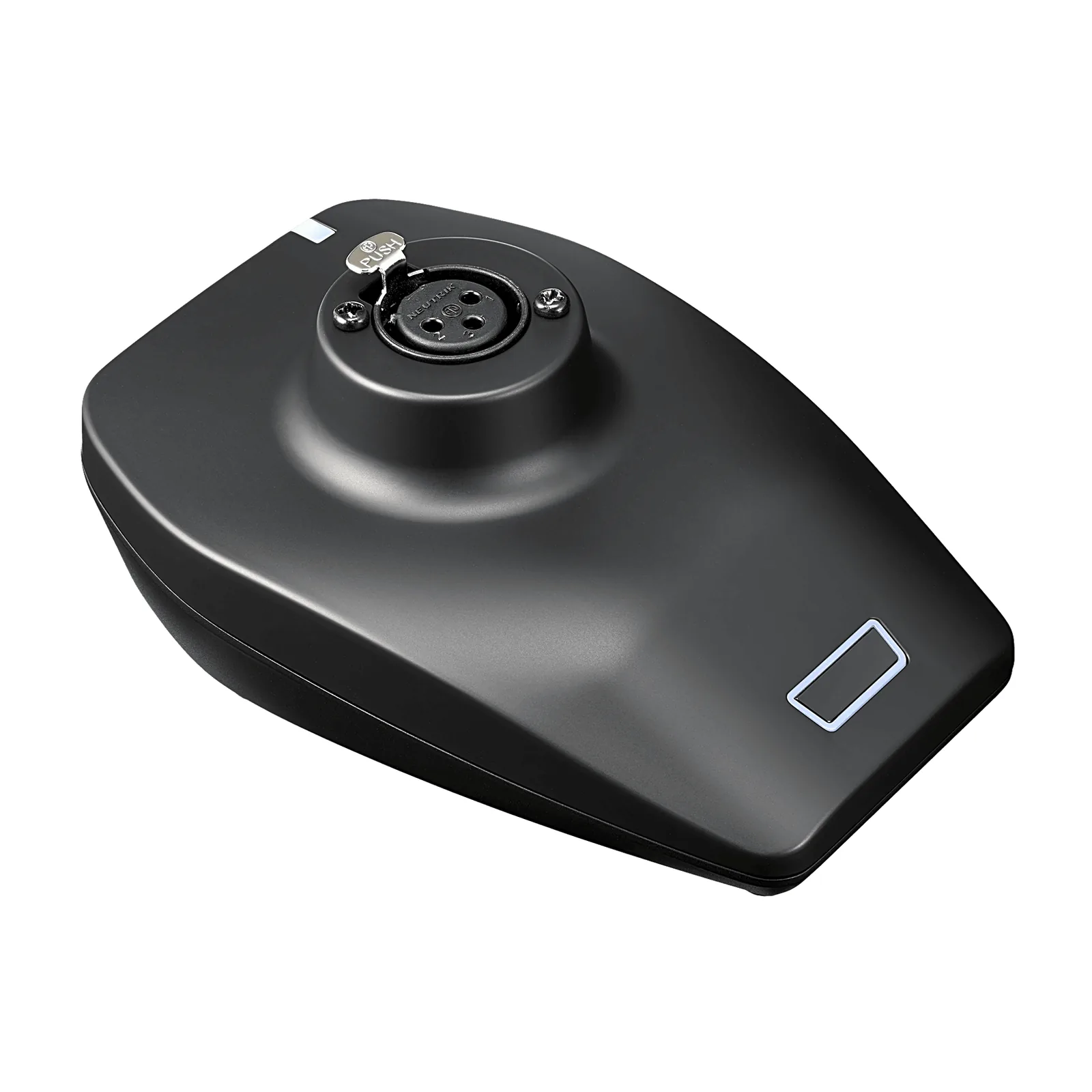 Transmisor de Micrófono de Mesa | System 20 PRO | Conector XLR-F para Micrófono Gooseneck | Batería de Ión-Litio | Pantalla OLED | USB Type-C | 10-20 Canales Simultáneos | AES128