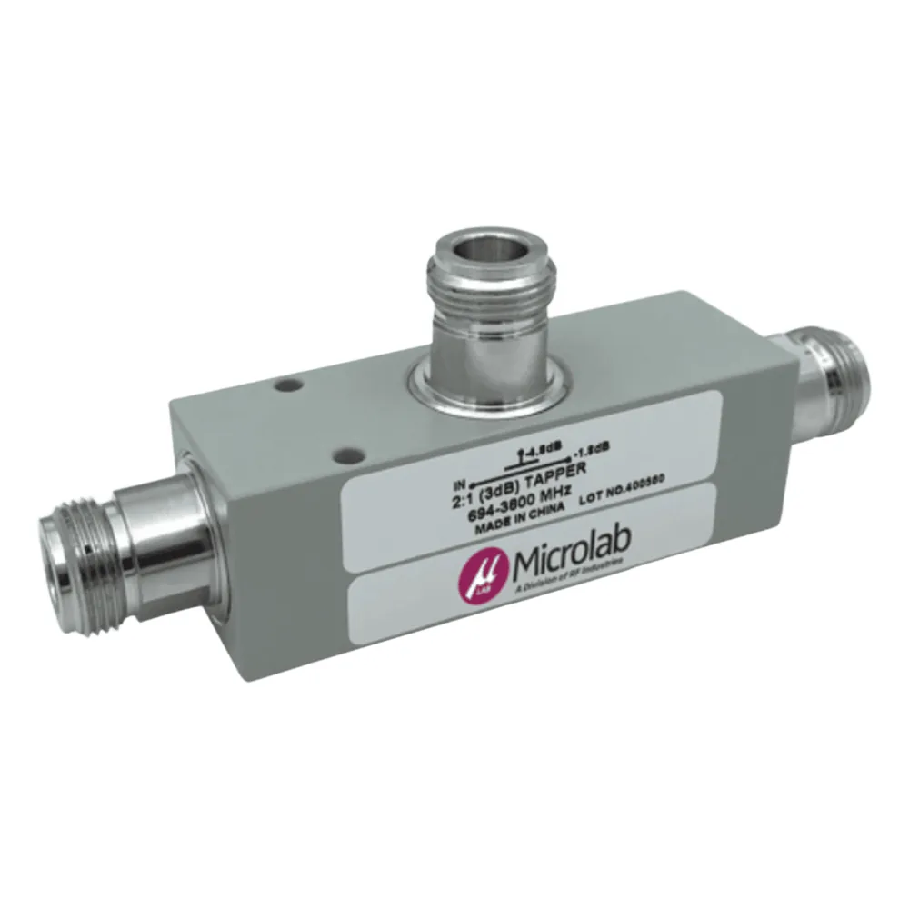 Tapper RF Enterprise+ / 694-3800 MHz / Tipo Hembra / IP65 / 300W / PIM -155 dBc / divisor Ratio 20:1