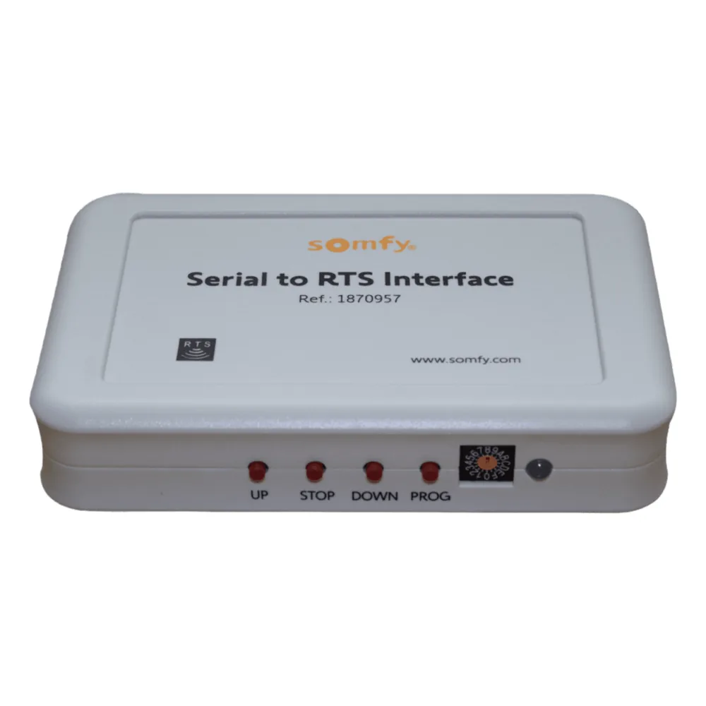 Traductor Universal Somfy Connect, integre SOMFY con el sistema de control de iluminación RadioRA2 de LUTRON.