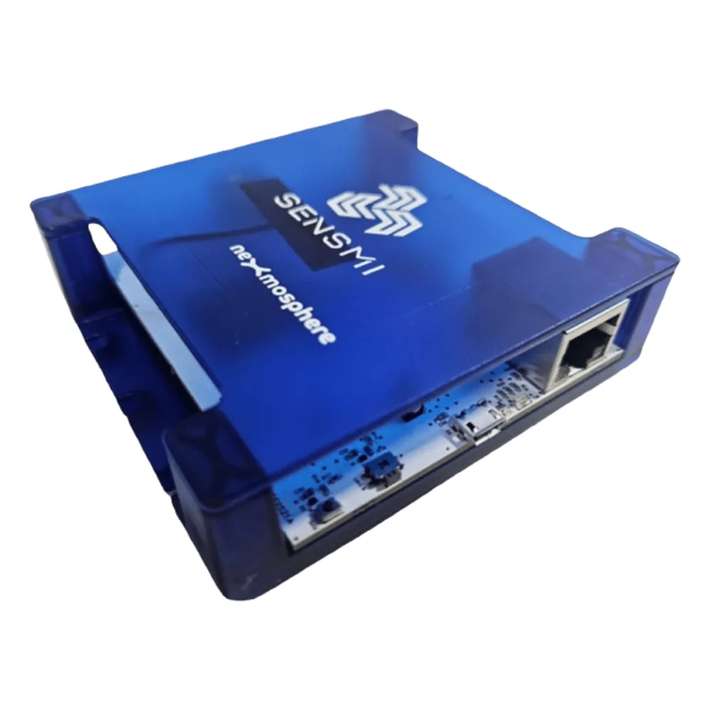 Gateway Sensmi NX-S1 / Plataforma de Analítica Comportamental / Ethernet + Wi-Fi + USB / Nexmosphere + BlueZoo / Dashboard Cloud