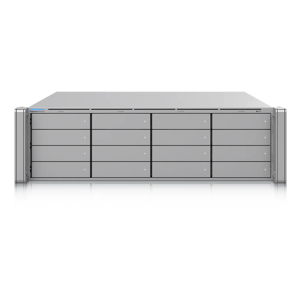 NVR Empresarial Core UniFi Protect 3U con 16 Bahías para HDD/SSD 2.5”/3.5”, Soporte para hasta 300 Cámaras 4K o 500 Full HD, Fuentes de Poder Hot-Swap y Expansión de Almacenamiento Opcional