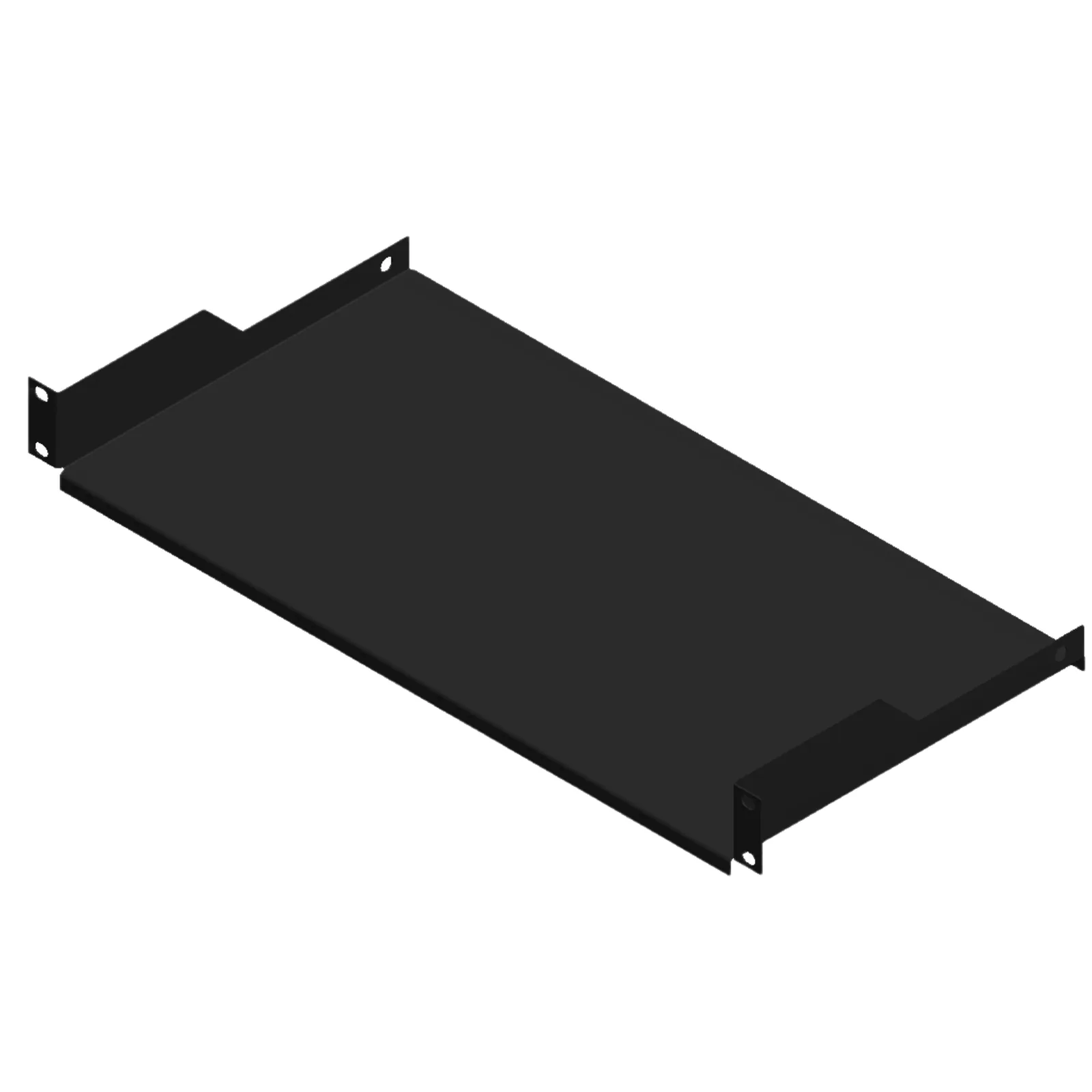 Charola para Rack de 19" de 2 postes, 23 cm de Profundidad, 1 Unidad de rack