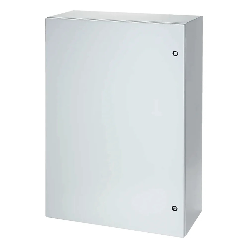 Gabinete Eléctrico de Control (Línea Concept) de 610 x 610 x 203 mm NEMA 4/12, Acero Color Gris Claro