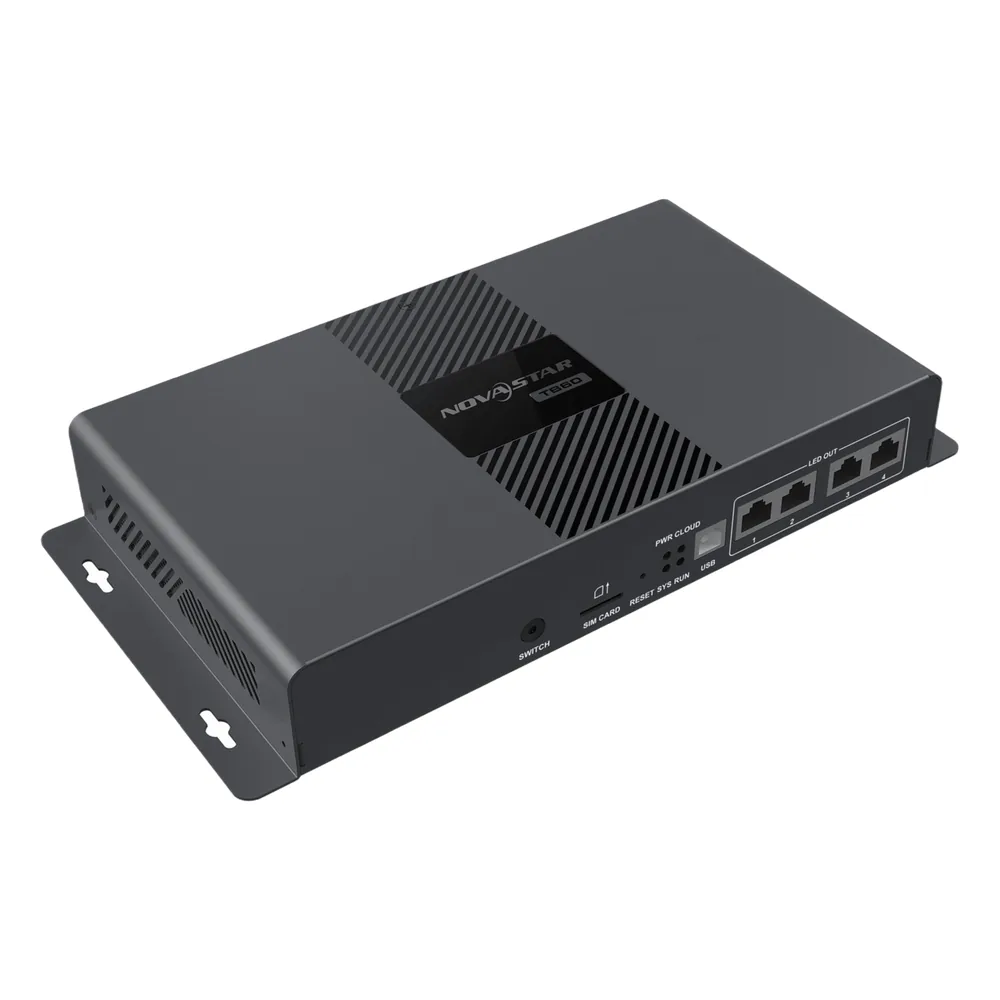 Reproductor Multimedia TB60 / 4K Ultra HD / 4 Puertos Gigabit Ethernet / 2.3M Píxeles de Carga / Control Cloud / Wi-Fi 2.4 GHz / HDMI 1.3 / Audio Estéreo / Android 11