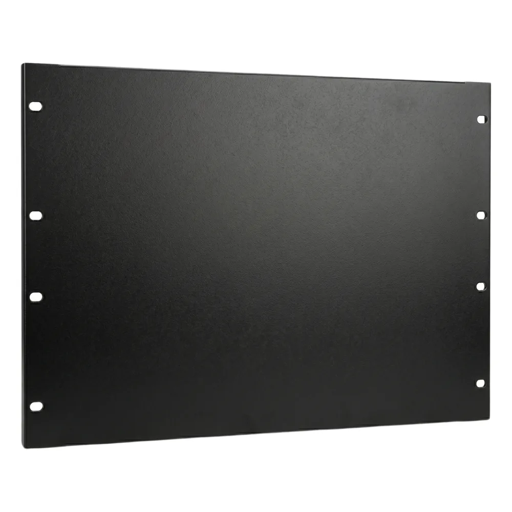 Tapa Ciega para Rack de 19 Pulgadas, 3 UR, Acero Negro