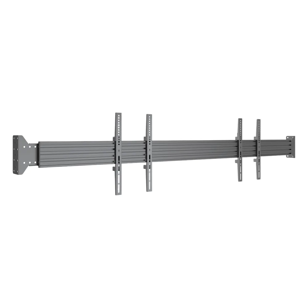 Sistema de Montaje en Pared / Rieles 2000 mm (78.7 in) / Estructura Modular / Soporte Ajustable / Incluye Herramientas y Tornillería Completa