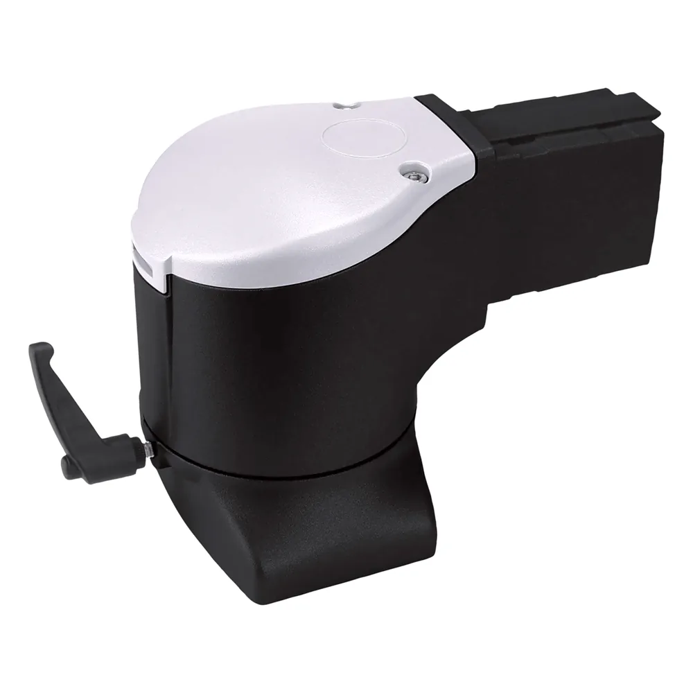 Acoplamiento de Codo con Brida para Montaje de Gabinete HMI, Brazo Syspend 180-Max / Rotación 300° / Capacidad de Carga 180 lb (81.6 kg) / Aluminio Color Negro Jet / Incluye Accesorios