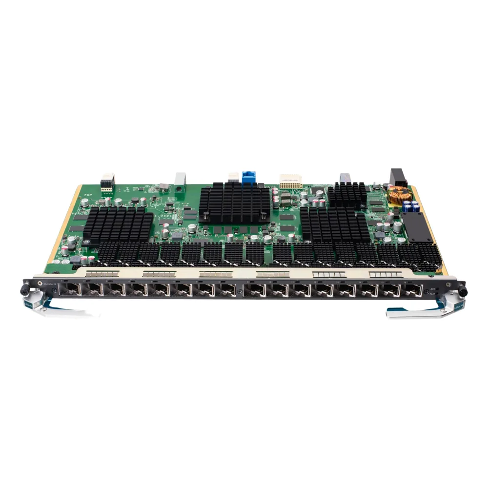 Tarjeta de Servicio 16 Puertos XGSPON&GPON para OLT DSP8000X2 / Spliteo GPON de 1:128 / Spliteo XGSPON de 1:256 / Distancias de Hasta 20 Km / Intercambio en caliente