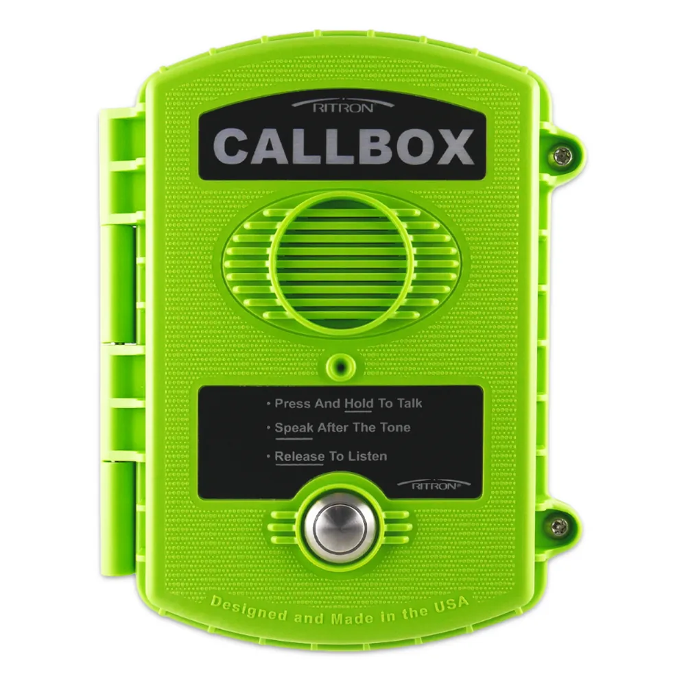 Callbox, Intercomunicador Inalámbrico Vía Radio UHF 450-470MHZ, Serie Q1 en Color Verde