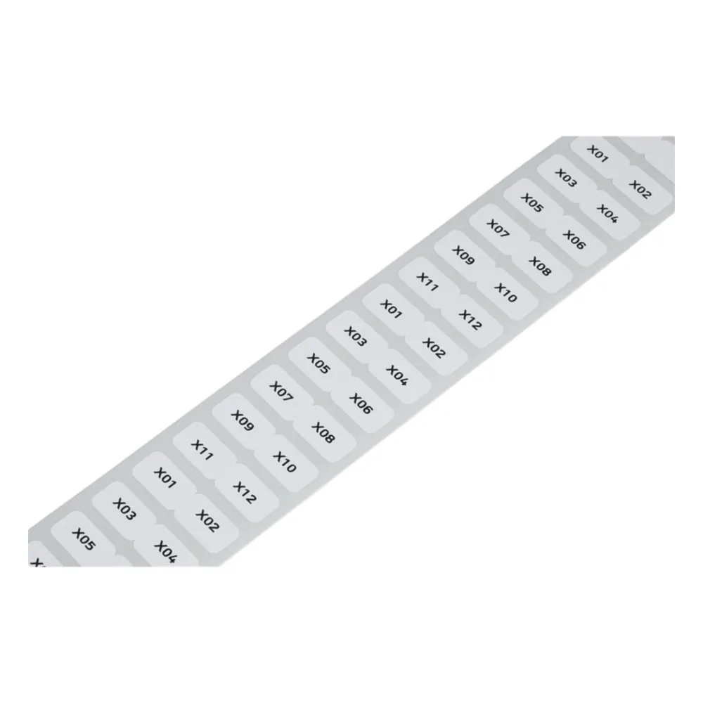Etiquetas para Smart Printer / 9 x 15 mm / Poliéster Amarillo / Adhesivo Acrílico Permanente / 3000 unidades por Rollo / Libre de Halógenos