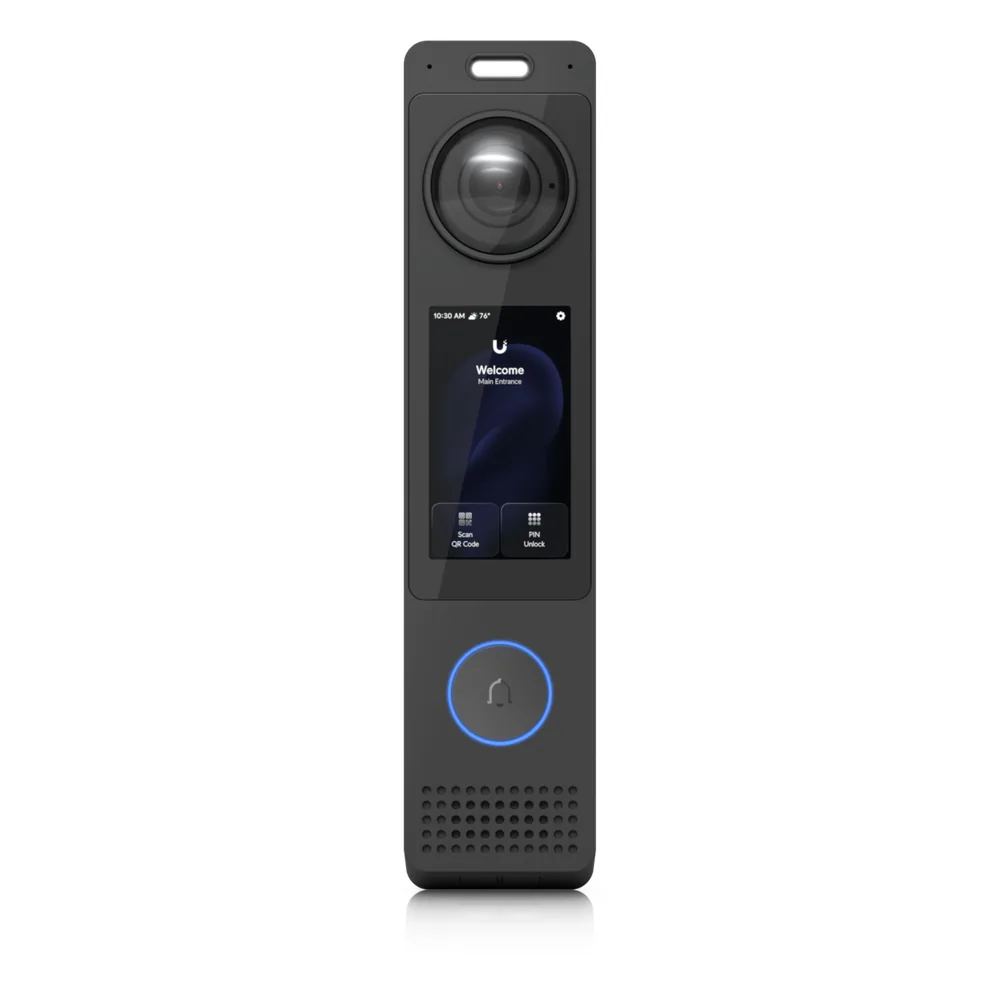 UniFi UVC-G6-Pro-Entry Sistema Inteligente de Control de Acceso con Cámara 12MP, Audio Bidireccional, Pantalla Táctil de 3", Integración Nativa con UniFi Protect y UniFi Access
