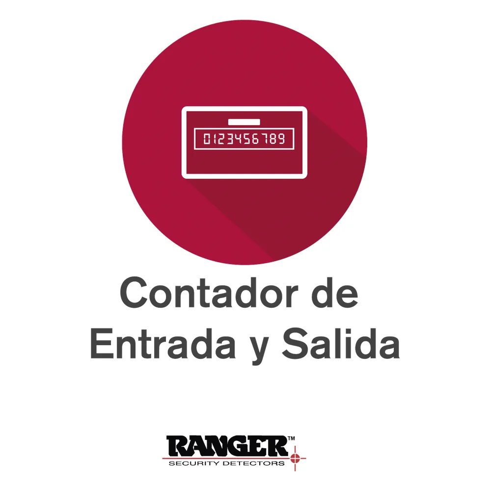 Opcion de Contador de Entradas y Salidas de Personas Para Arcos INTELLISCAN / Solo Para Equipos Bajo Pedido / No Compatible con Arcos ya Instalados o Fabricados