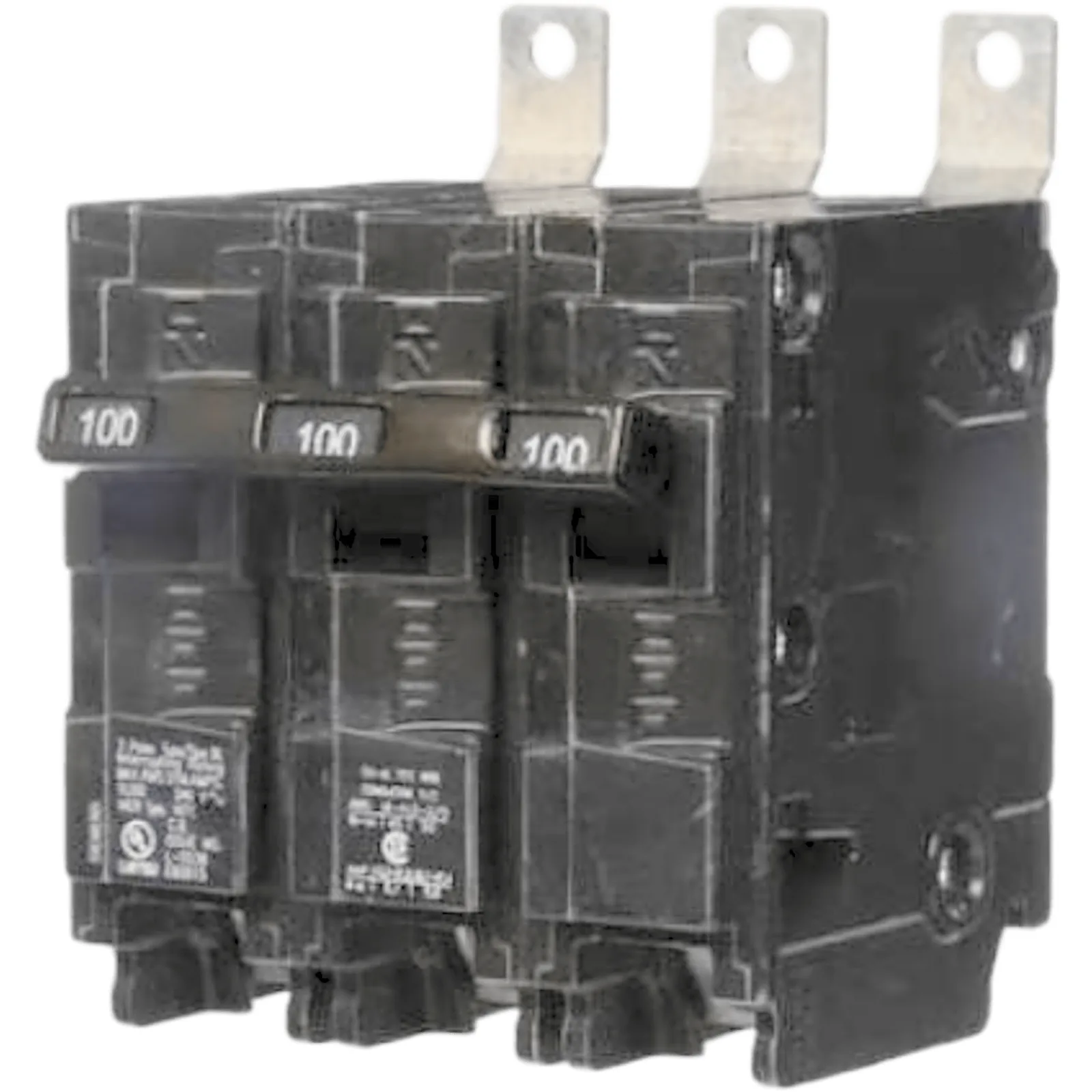 Interruptor automático atornillable tipo BL 3 polos, 100 amp.