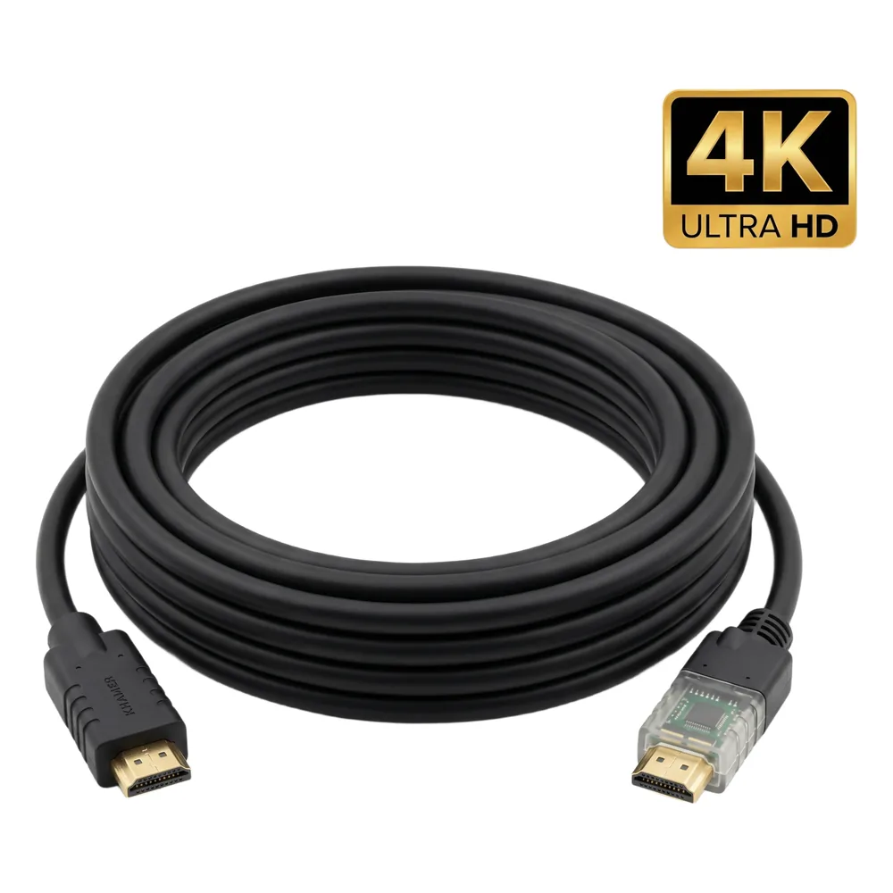 Cable HDMI Activo 4K a 60Hz | HDR, Triple Blindaje, K-Lock | CA-HM (25 mts / 82 ft)