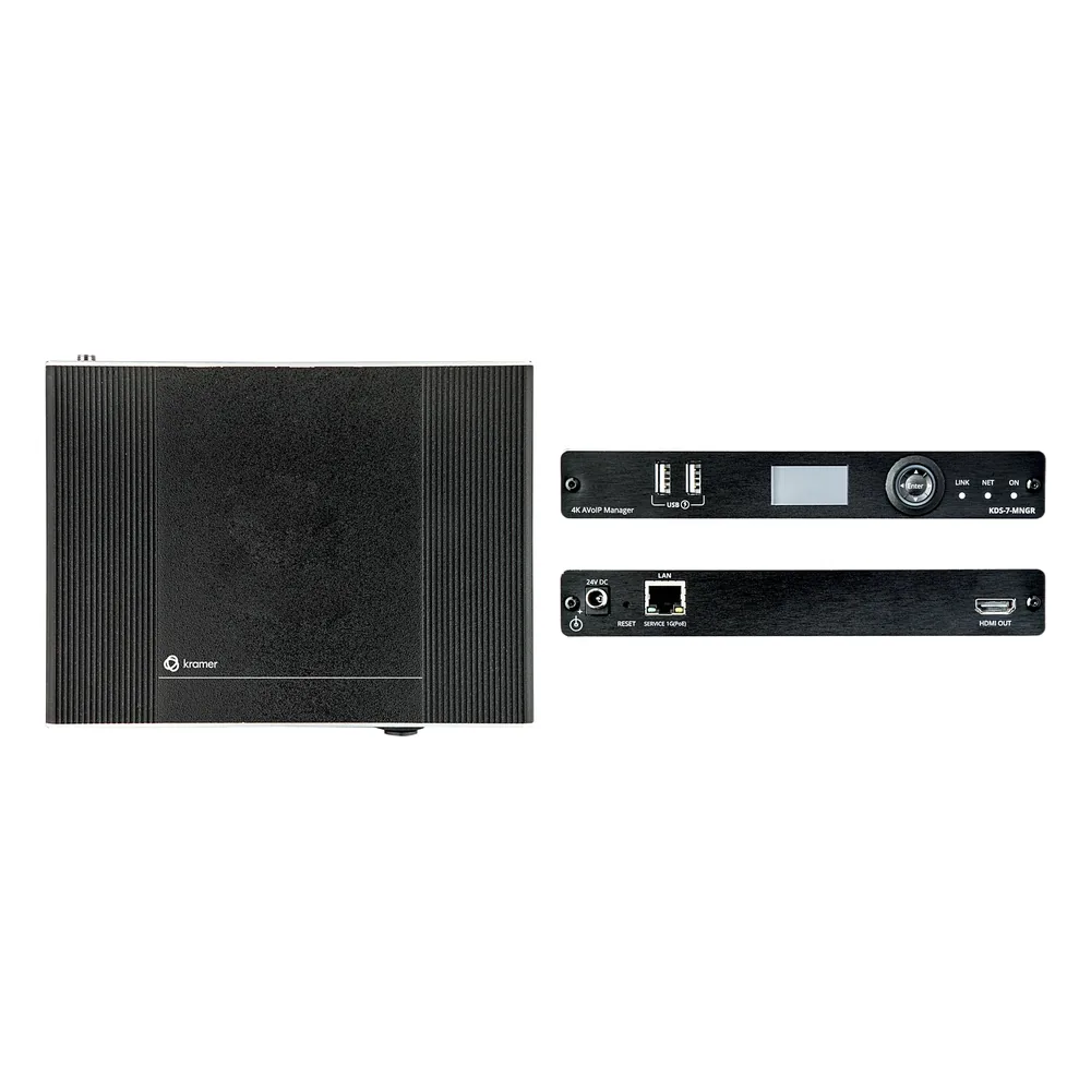 Administrador AVoIP | 999 Canales | Configuración Matriz Virtual y Videowall | KVM | Control Web y API | PoE | Compatibilidad TAA