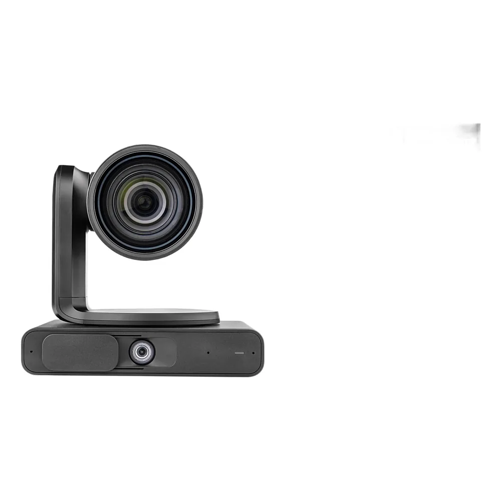 Cámara PTZ 4K Dual | Microsoft Teams Certified | 12x Zoom Óptico + Lente Panorámico 119° | Triple Micrófono Array | AI Auto-Framing | Speaker Tracking | Smart Gallery | PoE+ | USB 3.0